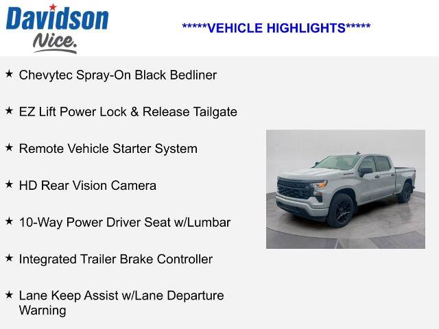 Used 2024 Chevrolet Silverado 1500 Custom w/ LPO, Dark Essentials Package AWD/4WD image 4