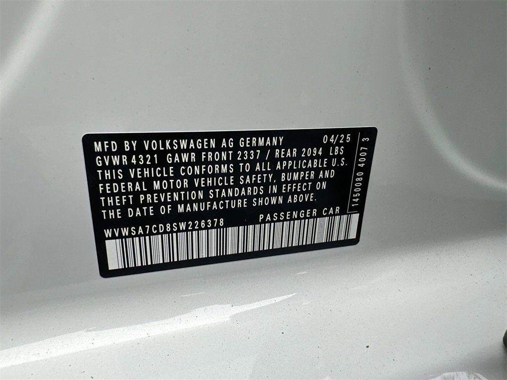 Used 2025 Volkswagen GTI SE image 30