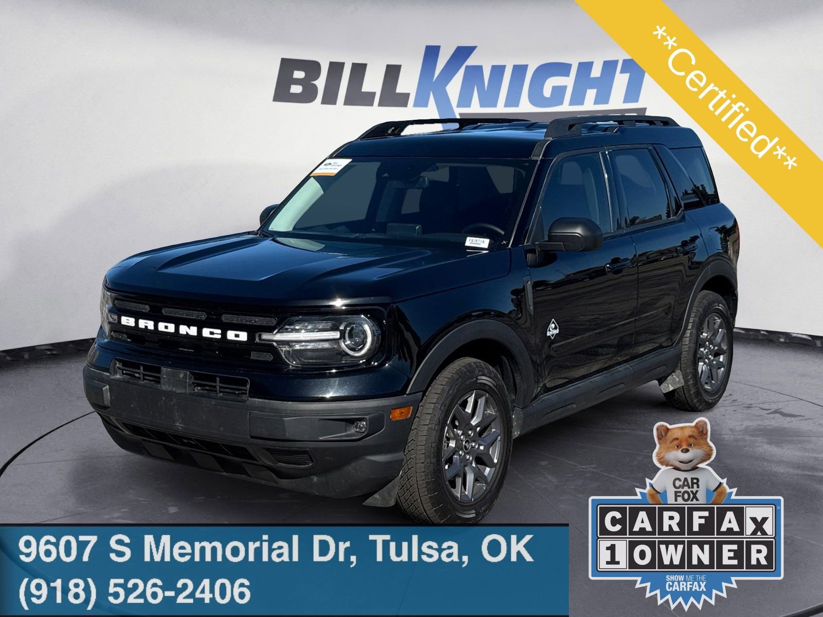 Certified 2024 Ford Bronco Sport Outer Banks w/ Tech Package