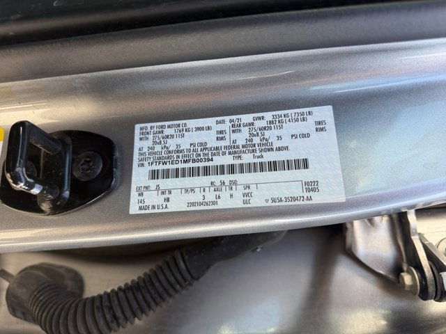 Certified 2021 Ford F150 Lariat w/ Max Trailer Tow Package AWD/4WD image 27