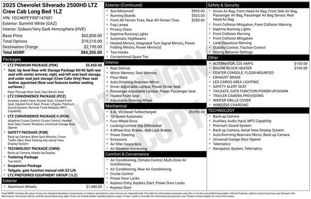 Used 2025 Chevrolet Silverado 2500 LTZ w/ LTZ Premium Package image 9