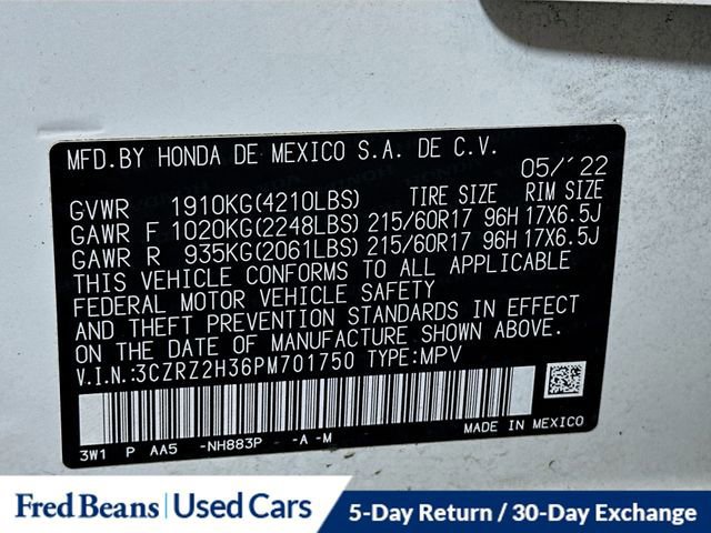 Used 2023 Honda HR-V LX image 31