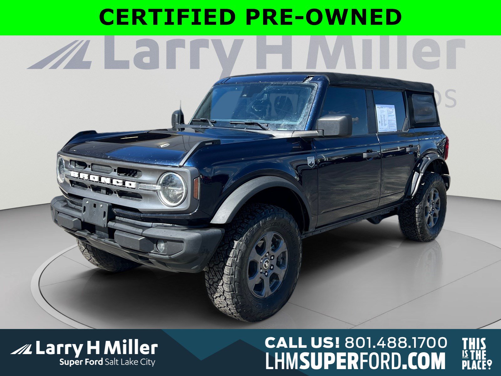 Certified 2021 Ford Bronco Big Bend