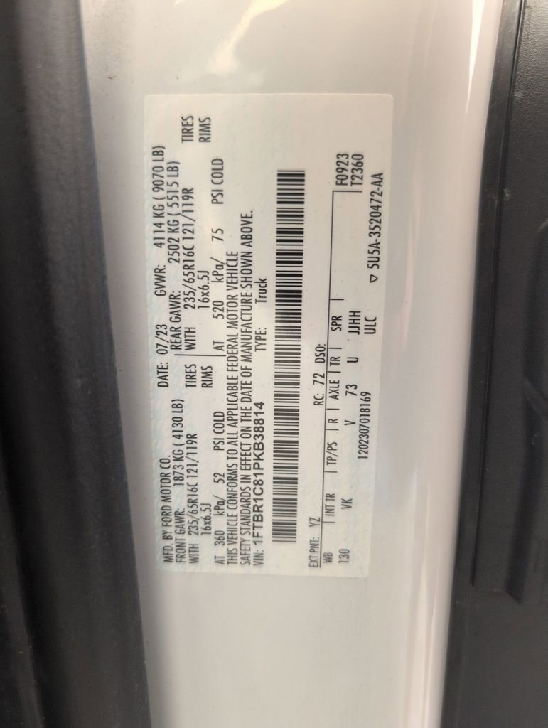 Certified 2023 Ford Transit 250 Medium Roof w/ Load Area Protection Package RWD image 40
