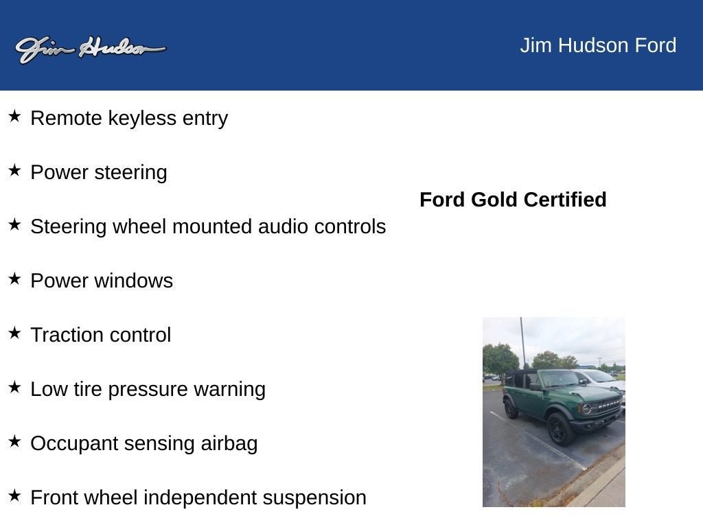 Certified 2024 Ford Bronco Black Diamond AWD/4WD image 12