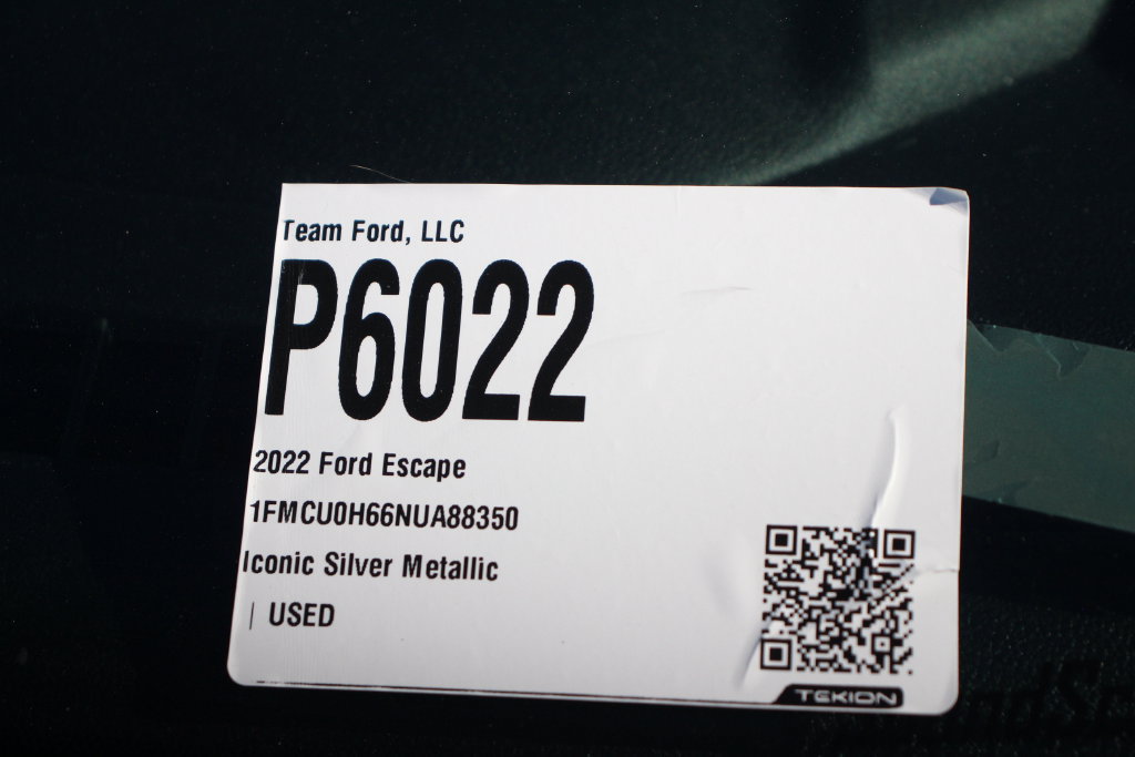 Certified 2022 Ford Escape SEL FWD image 30