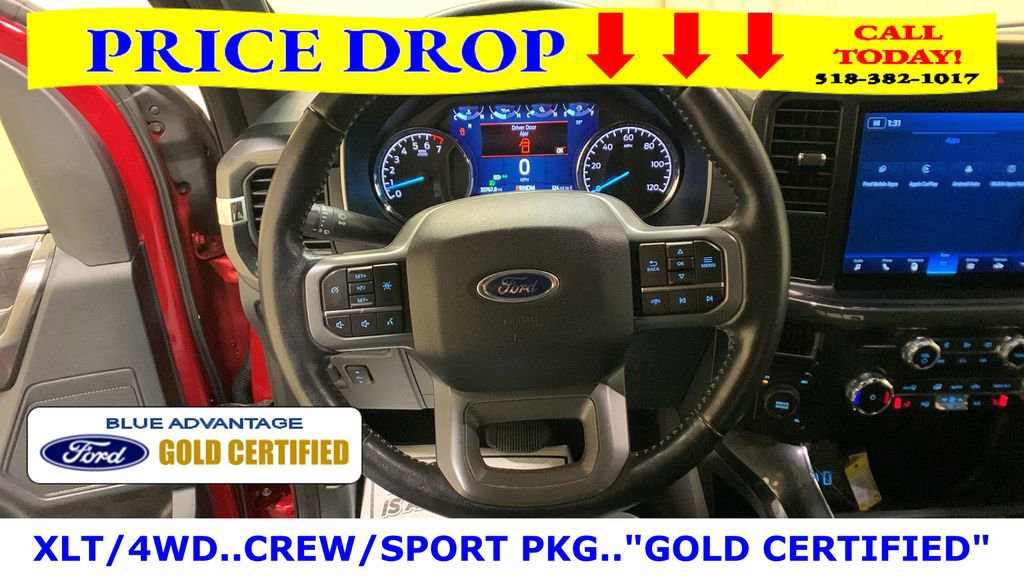 Certified 2022 Ford F150 XLT w/ Equipment Group 302A High image 36