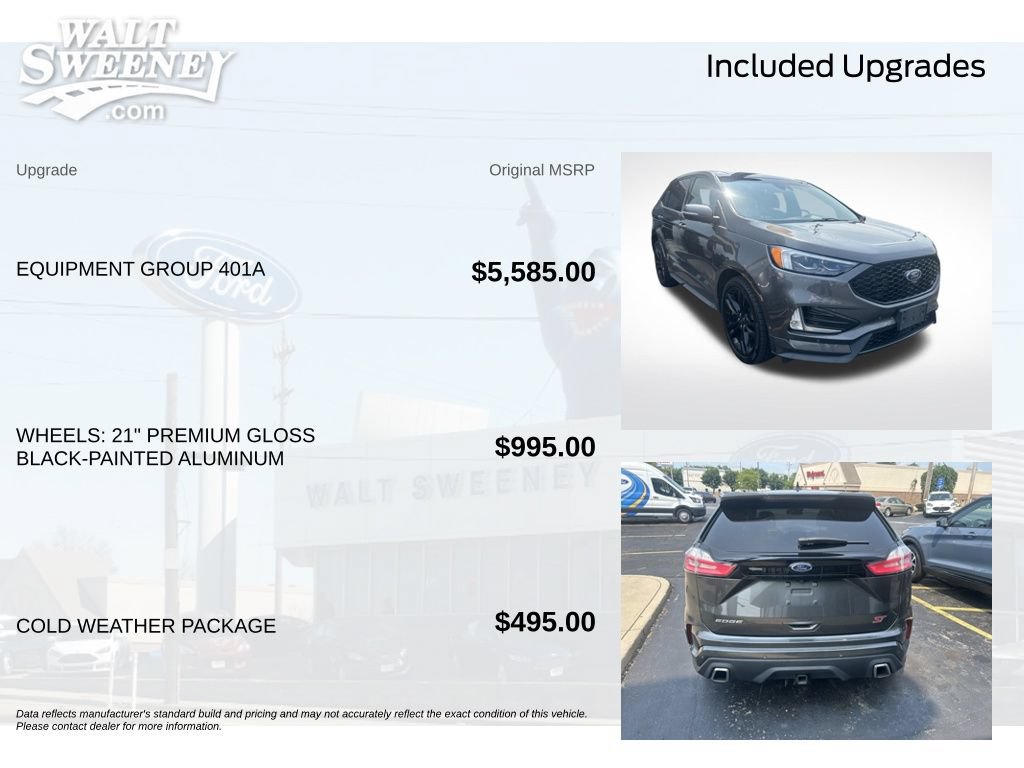 Certified 2019 Ford Edge ST w/ Equipment Group 401A AWD/4WD image 12