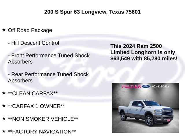 Used 2024 RAM 2500 Limited w/ Towing Technology Group image 21