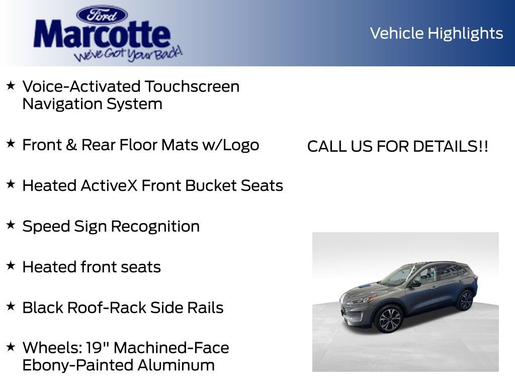 Certified 2022 Ford Escape SEL w/ SEL Stealth AWD Package image 29