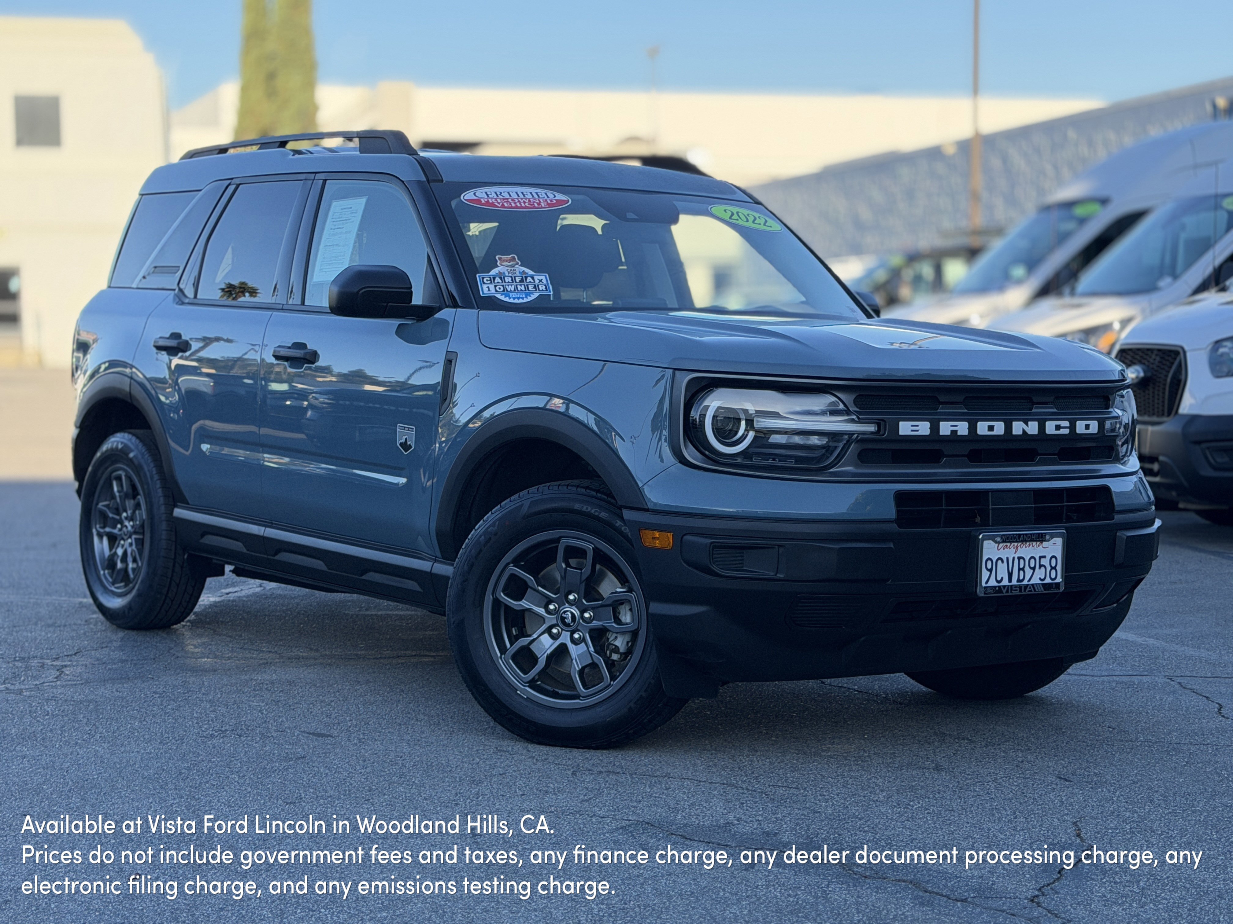 Certified 2022 Ford Bronco Sport Big Bend