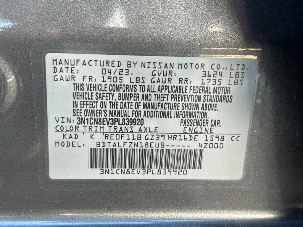 Used 2023 Nissan Versa SV FWD image 28