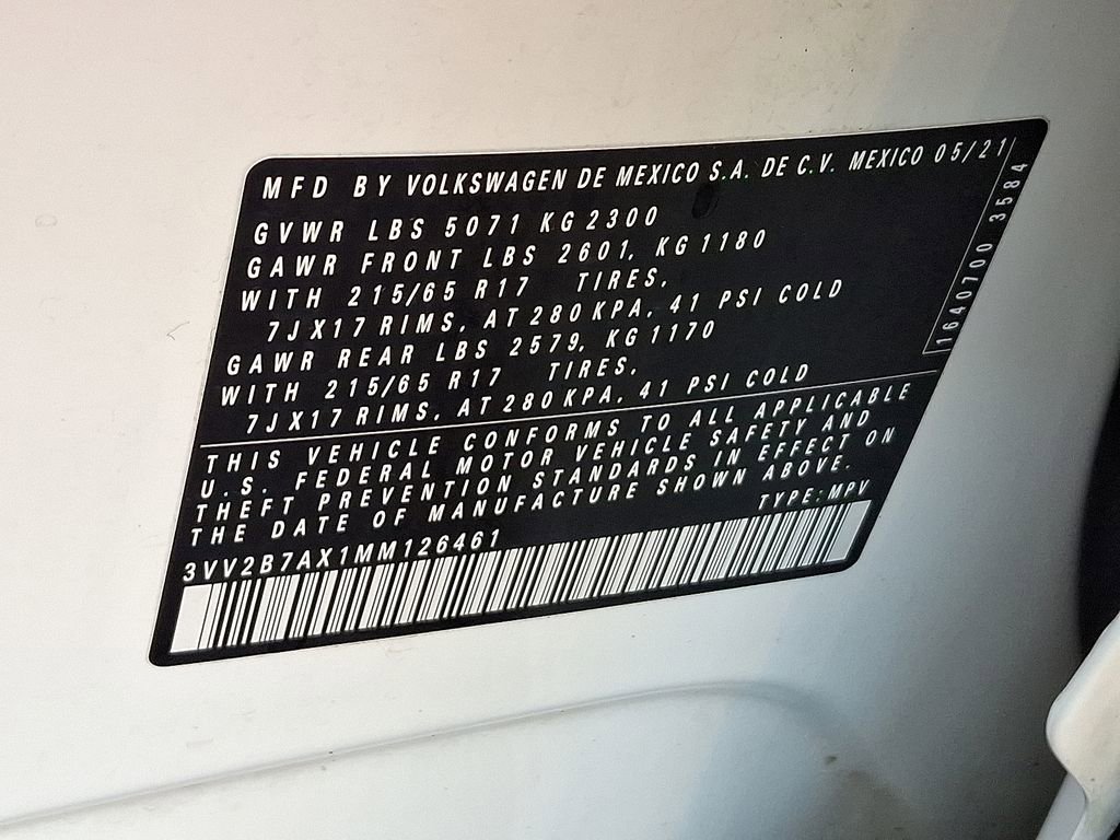 Used 2021 Volkswagen Tiguan SE image 25