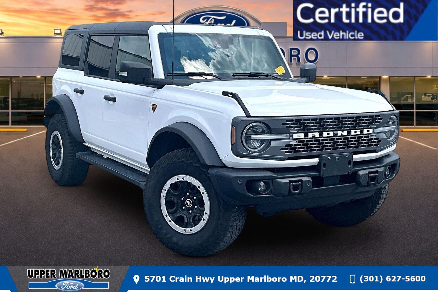 Certified 2023 Ford Bronco Badlands AWD/4WD image 1