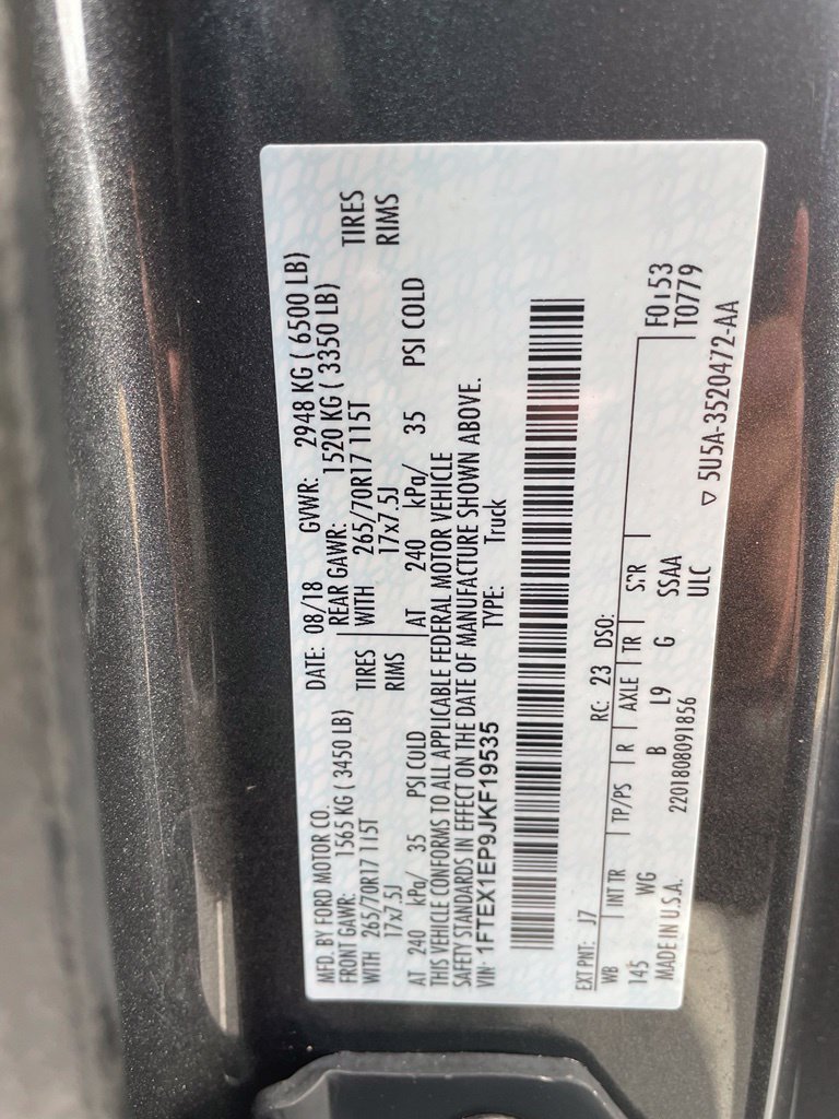 Certified 2018 Ford F150 XL w/ Equipment Group 101A Mid AWD/4WD image 32