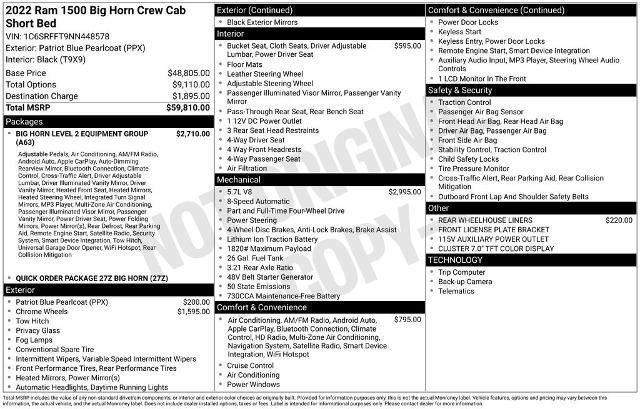 Used 2022 RAM 1500 Big Horn image 36