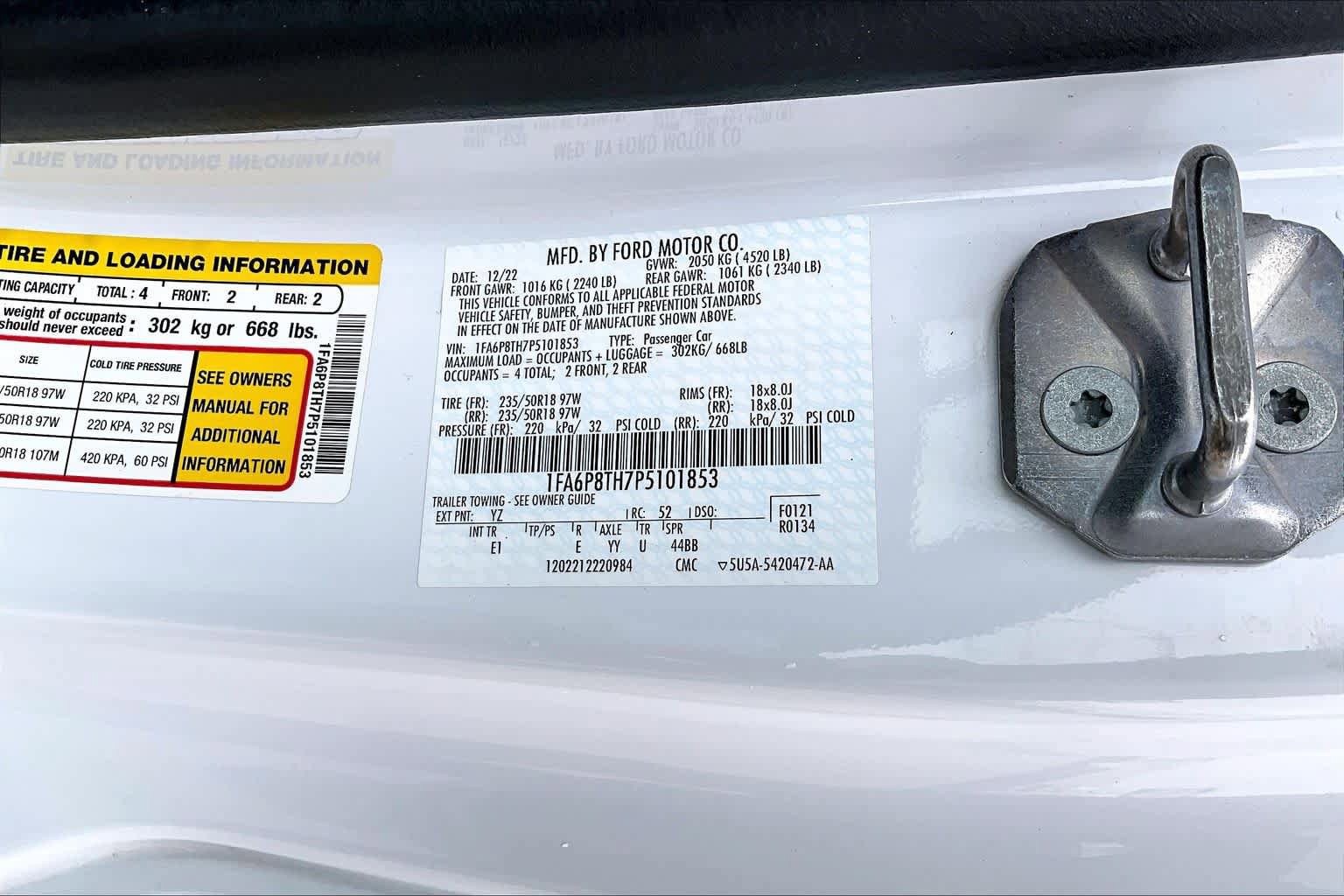 Certified 2023 Ford Mustang Premium RWD image 37