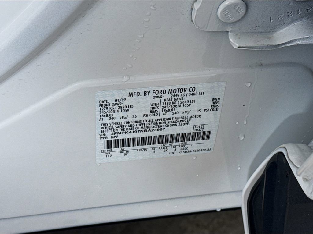 Certified 2022 Ford Edge SEL AWD/4WD image 31