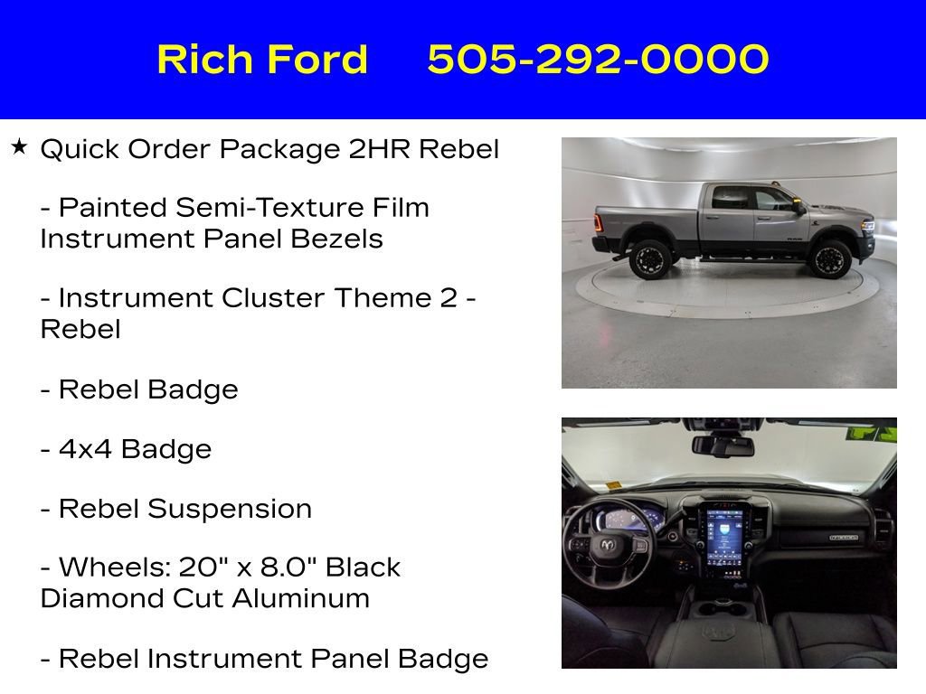 Used 2024 RAM 2500 Rebel w/ Towing Technology Group image 22