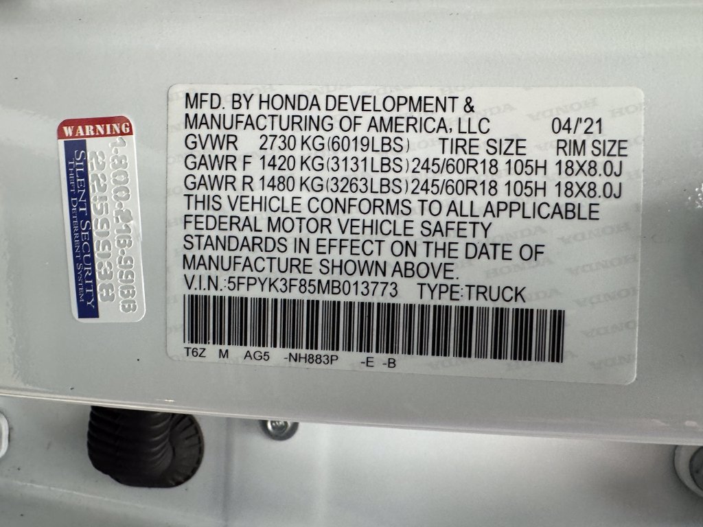 Used 2021 Honda Ridgeline Black Edition image 33