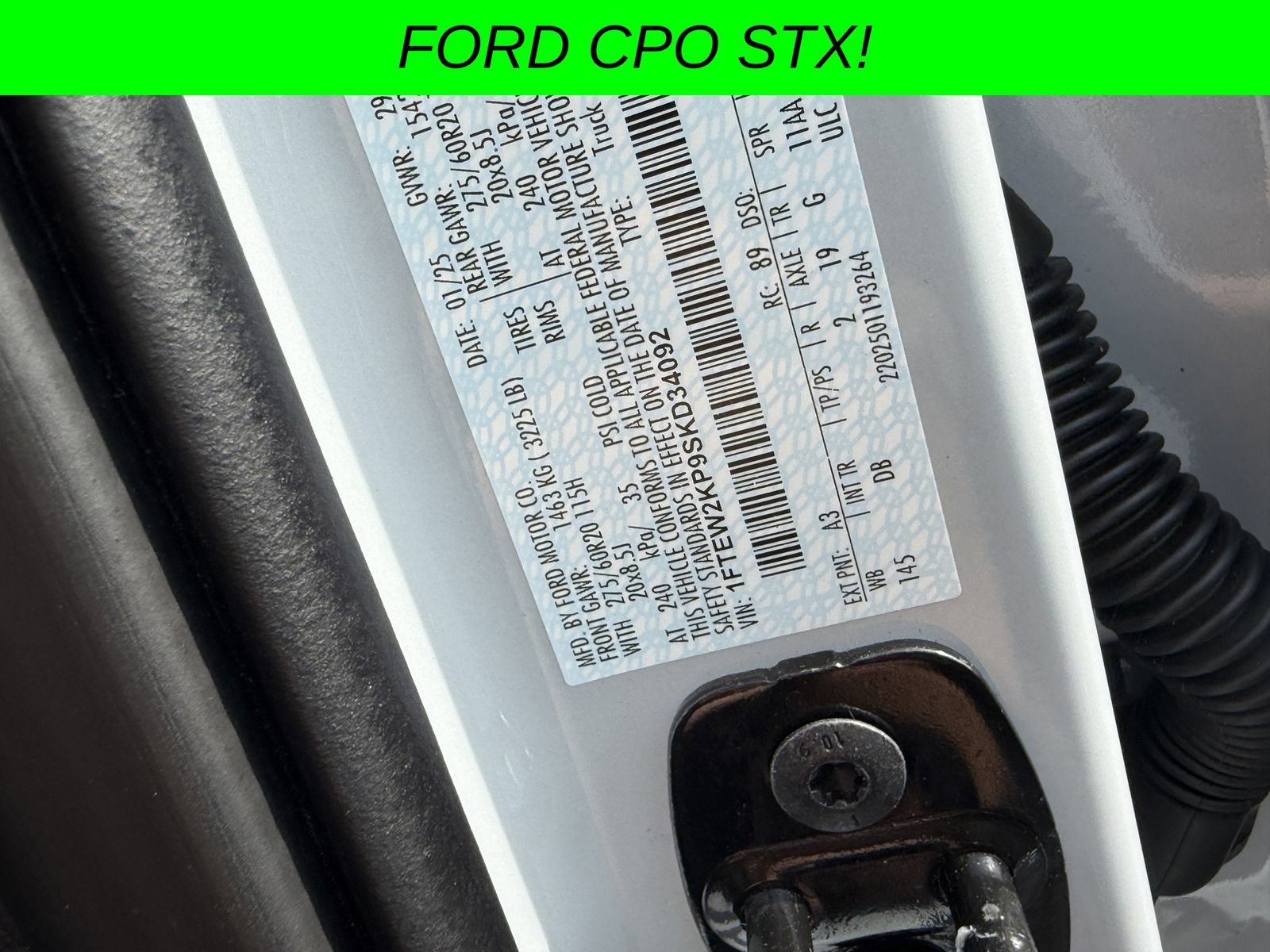 Certified 2025 Ford F150 STX w/ STX Black Appearance Package RWD image 37