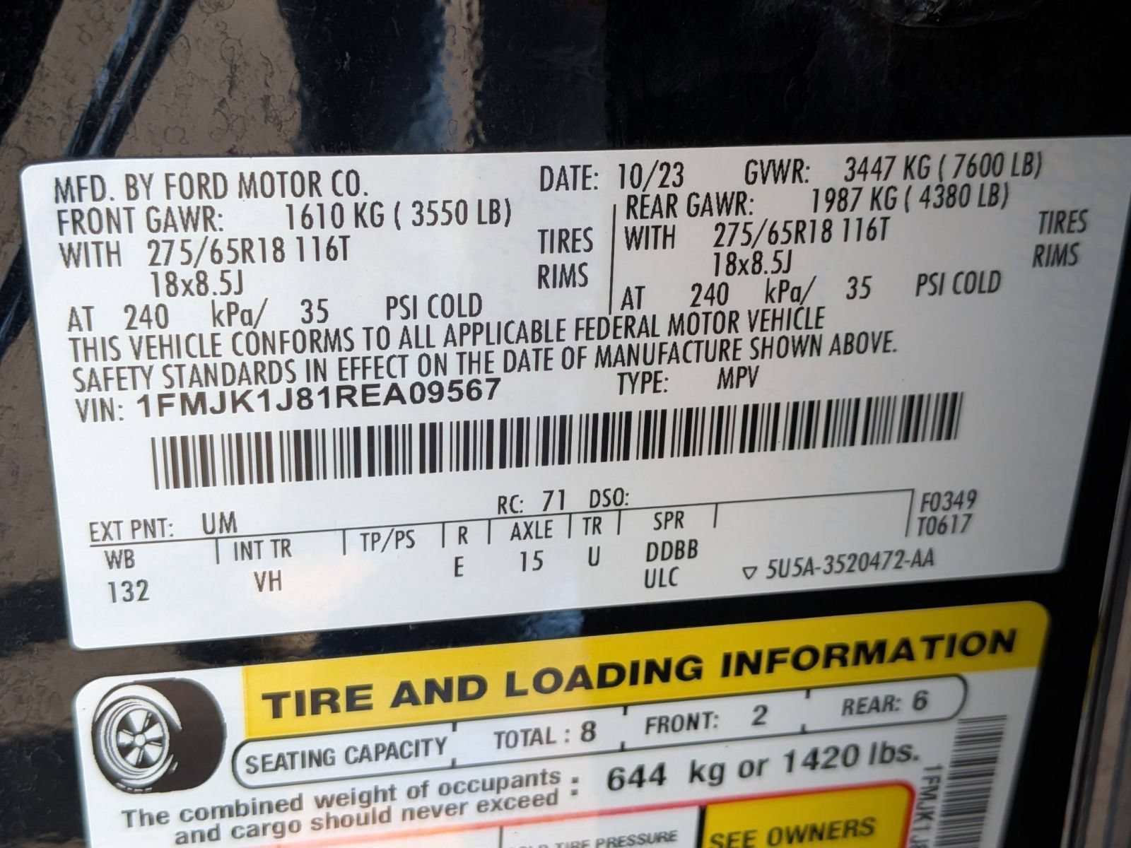 Certified 2024 Ford Expedition Max XLT AWD/4WD image 36