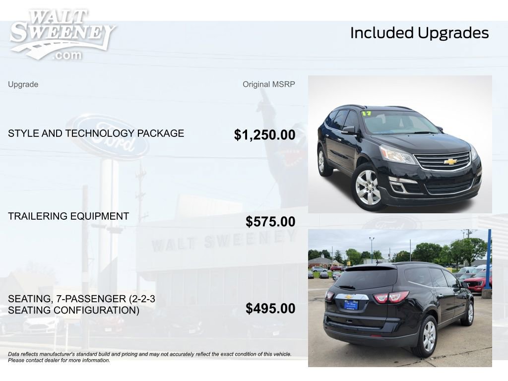Used 2017 Chevrolet Traverse LT w/ Style and Technology Package AWD/4WD image 11