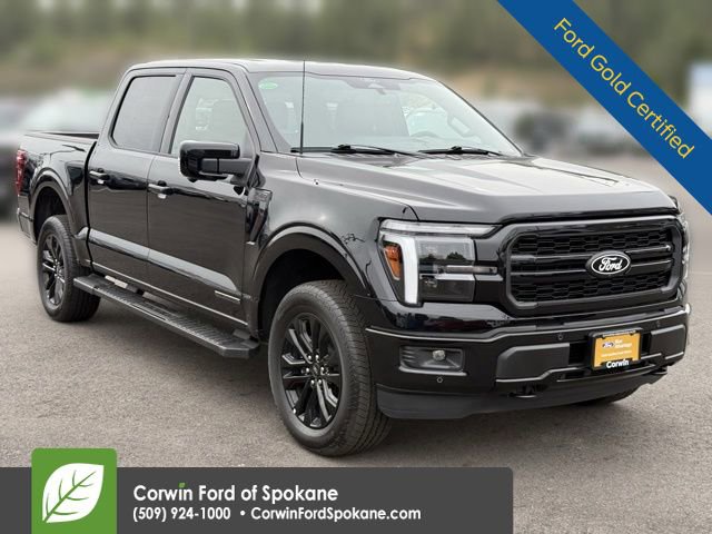 Certified 2025 Ford F150 Lariat w/ Equipment Group 502A High AWD/4WD 360° Tour