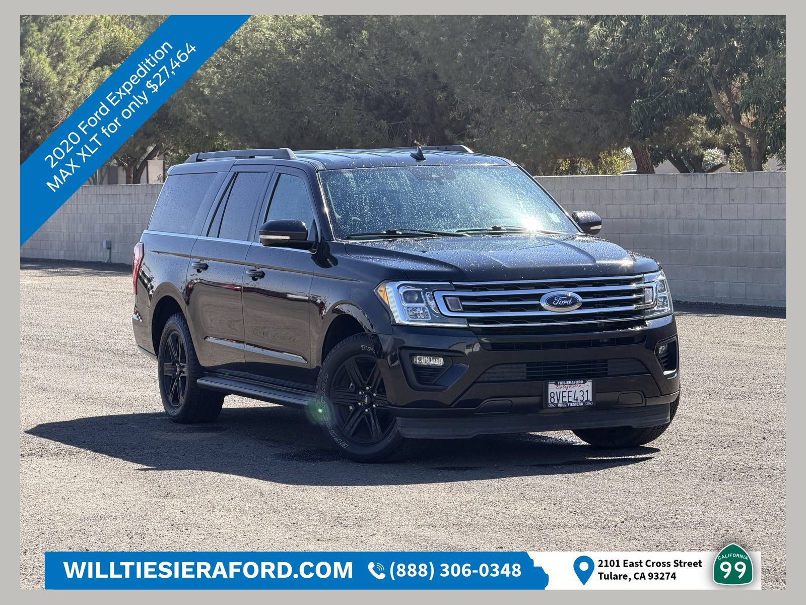 Certified 2020 Ford Expedition Max XLT w/ Black Accent Package RWD image 1