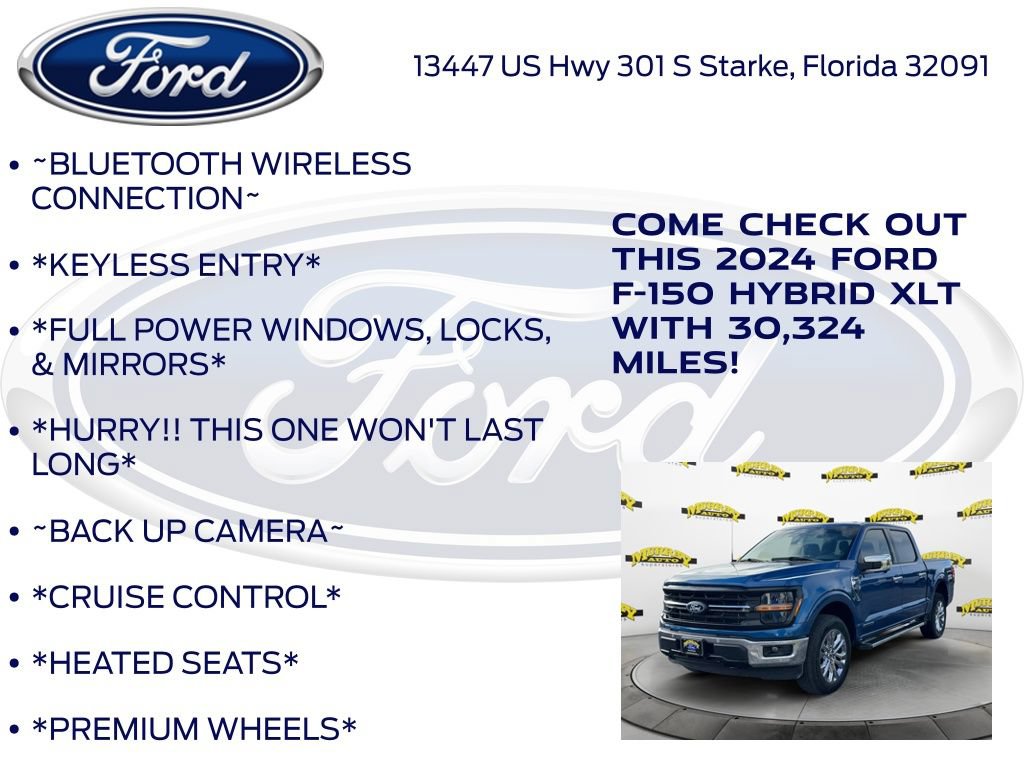 Certified 2024 Ford F150 XLT w/ Equipment Group 302A MID AWD/4WD image 10