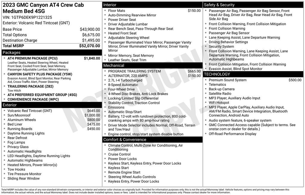 Used 2023 GMC Canyon AT4 w/ AT4 Premium Package AWD/4WD image 5