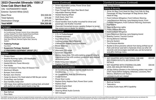 Used 2023 Chevrolet Silverado 1500 LT AWD/4WD image 6