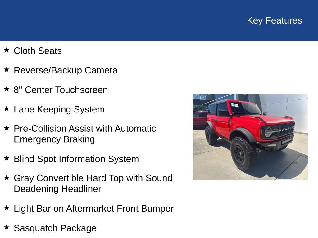 Certified 2023 Ford Bronco Wildtrak AWD/4WD image 35