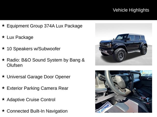 Certified 2023 Ford Bronco Raptor AWD/4WD image 7