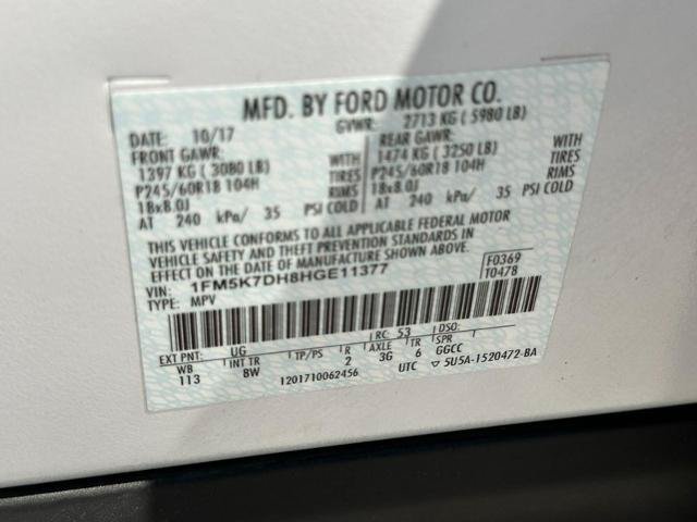 Certified 2017 Ford Explorer XLT FWD image 22