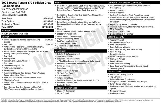 Used 2024 Toyota Tundra 1794 Edition image 2