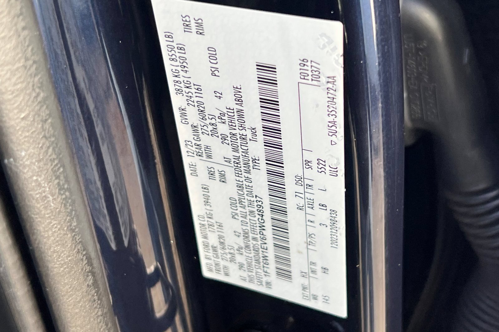Certified 2023 Ford F150 Lightning Lariat w/ Equipment Group 511A High AWD/4WD image 30