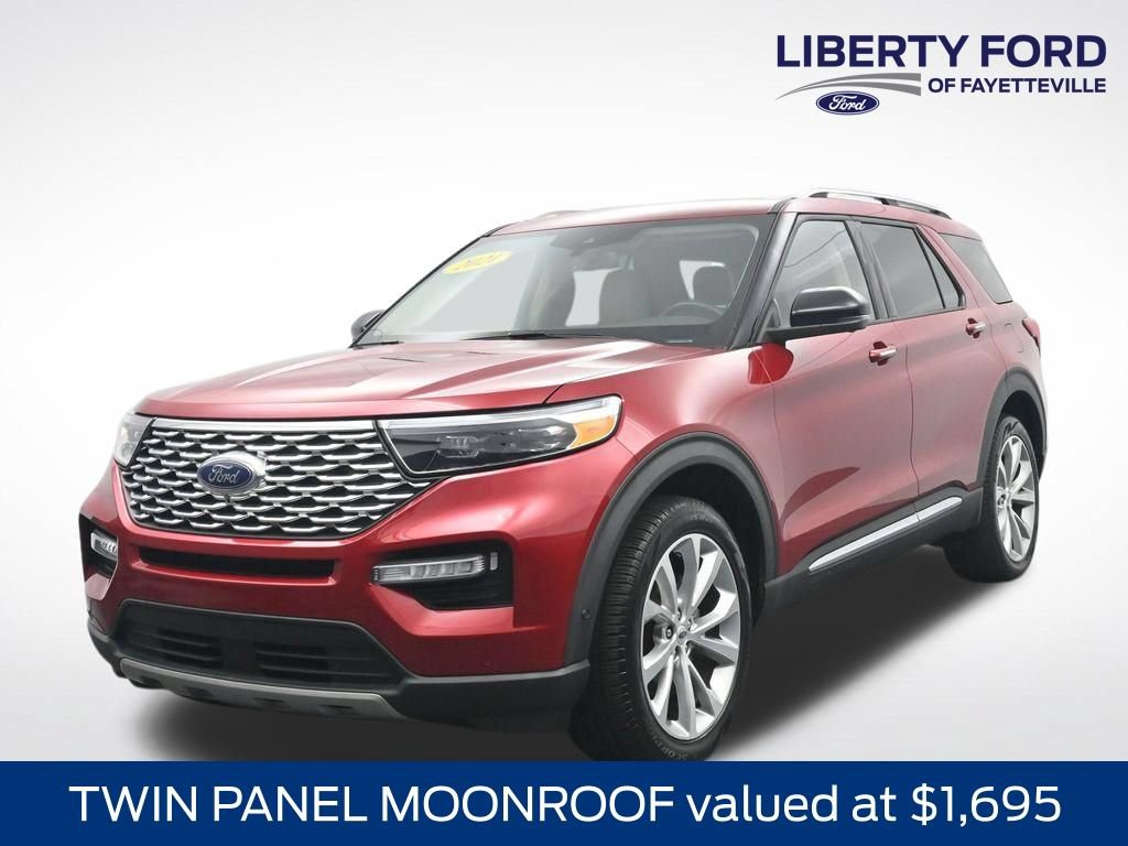 Certified 2021 Ford Explorer Platinum w/ Equipment Group 601A AWD/4WD 360° Tour
