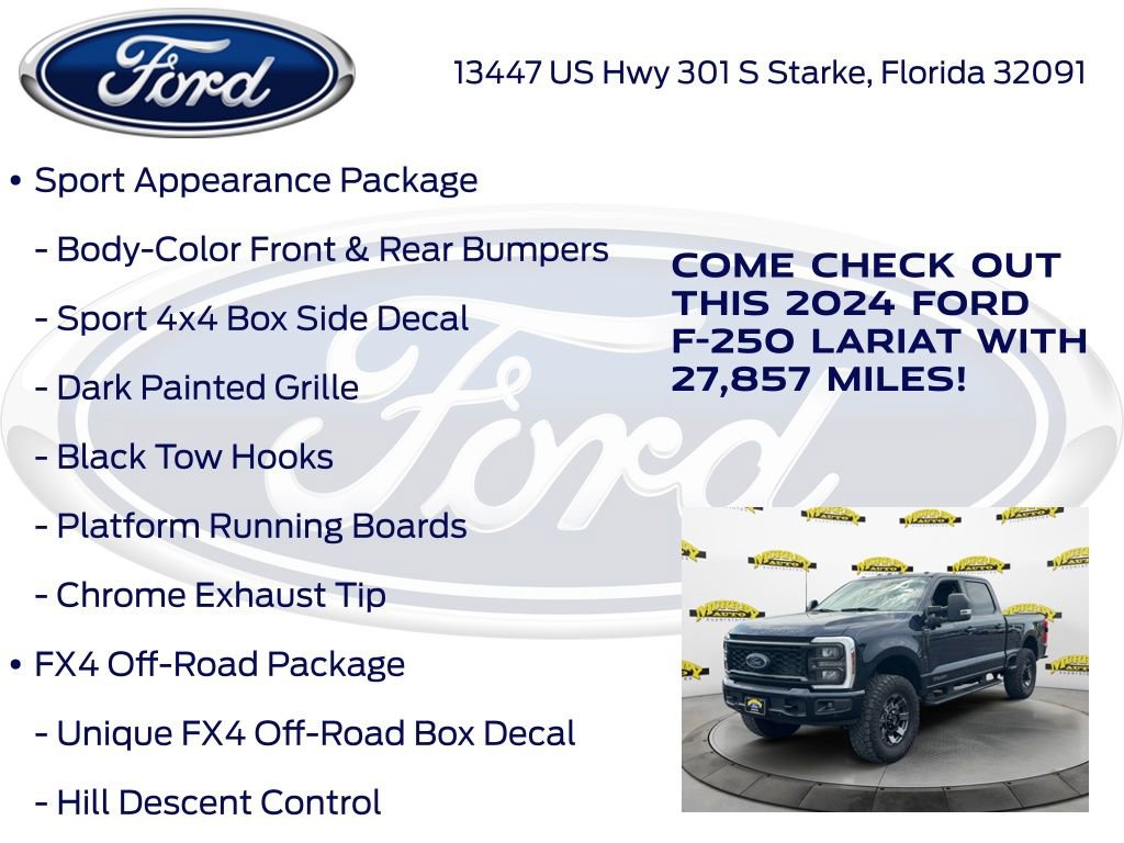 Certified 2024 Ford F250 Lariat w/ Lariat Ultimate Package AWD/4WD image 22