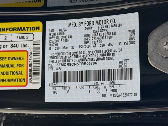 Certified 2026 Ford Bronco Sport Outer Banks w/ Outer Banks Tech Package+ AWD/4WD image 38