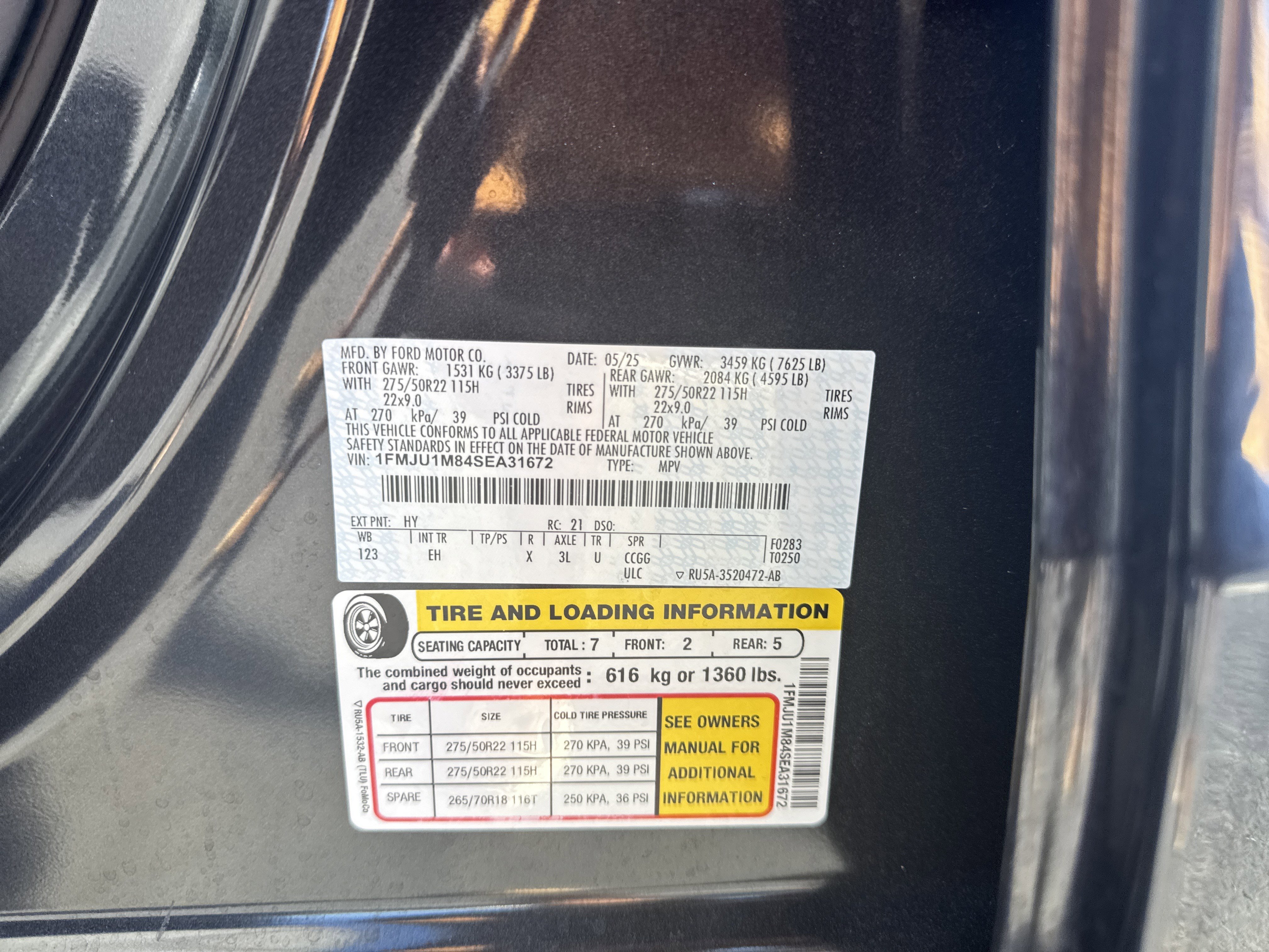 Certified 2025 Ford Expedition Platinum w/ Driver's Package image 29