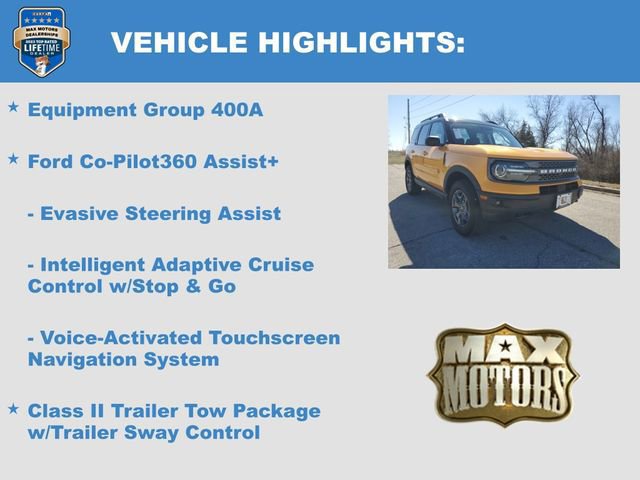 Certified 2021 Ford Bronco Sport Badlands w/ Badlands Package image 10