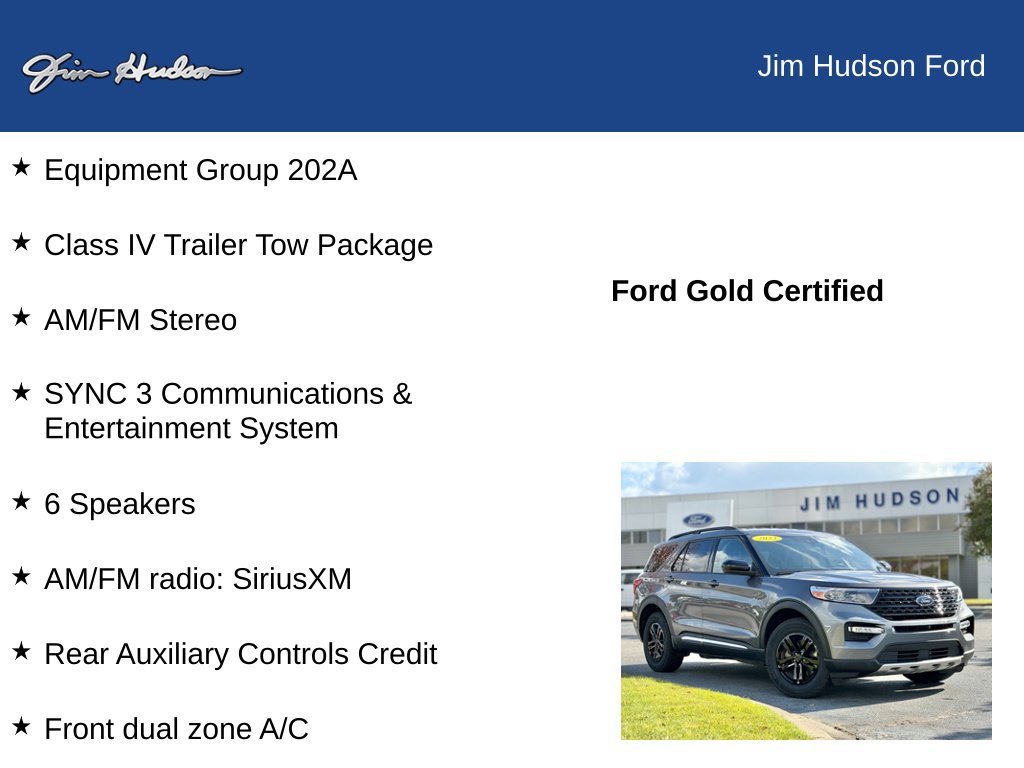 Certified 2023 Ford Explorer XLT w/ Equipment Group 202A AWD/4WD image 12