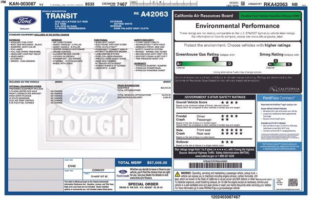Certified 2024 Ford Transit 350 XLT image 10