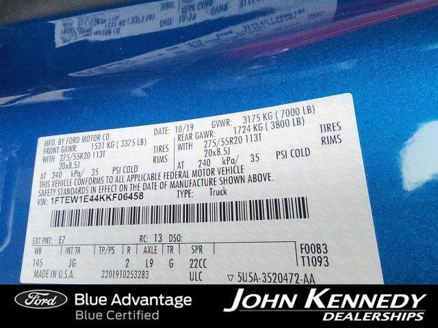 Certified 2019 Ford F150 XL w/ Equipment Group 101A Mid AWD/4WD image 34