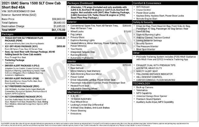 Used 2021 GMC Sierra 1500 SLT image 9