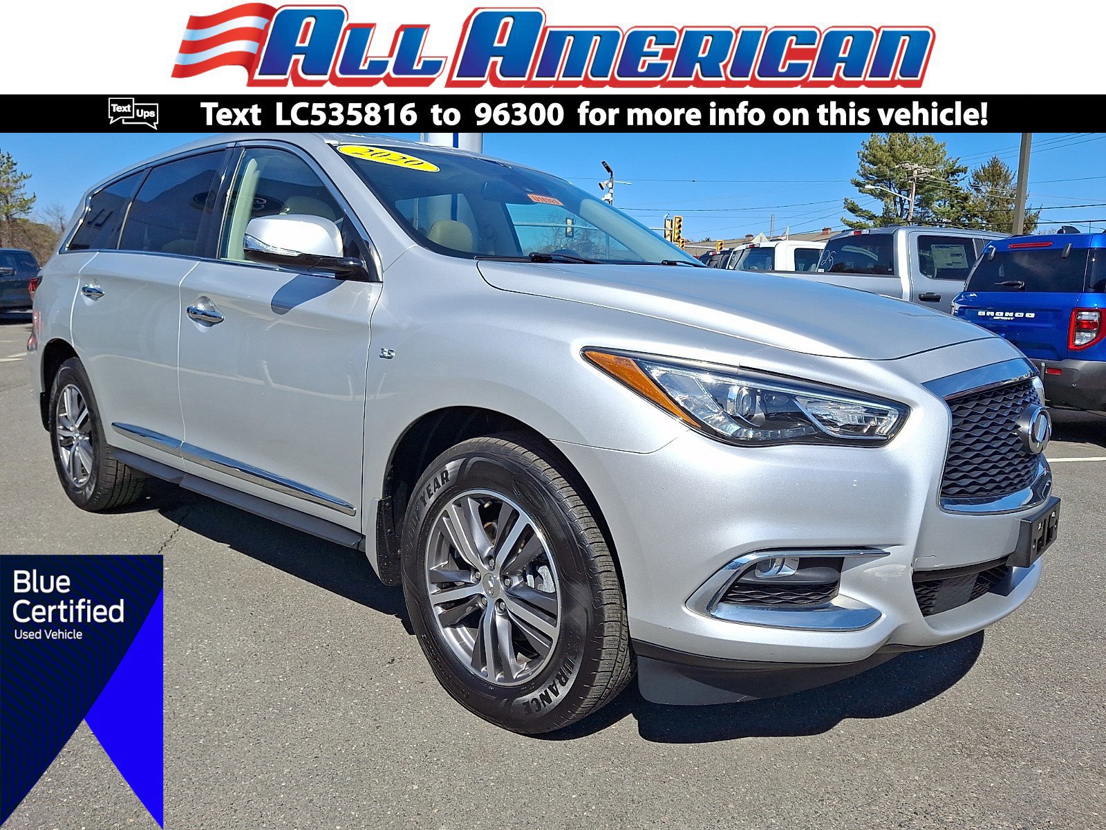Used 2020 INFINITI QX60 Pure