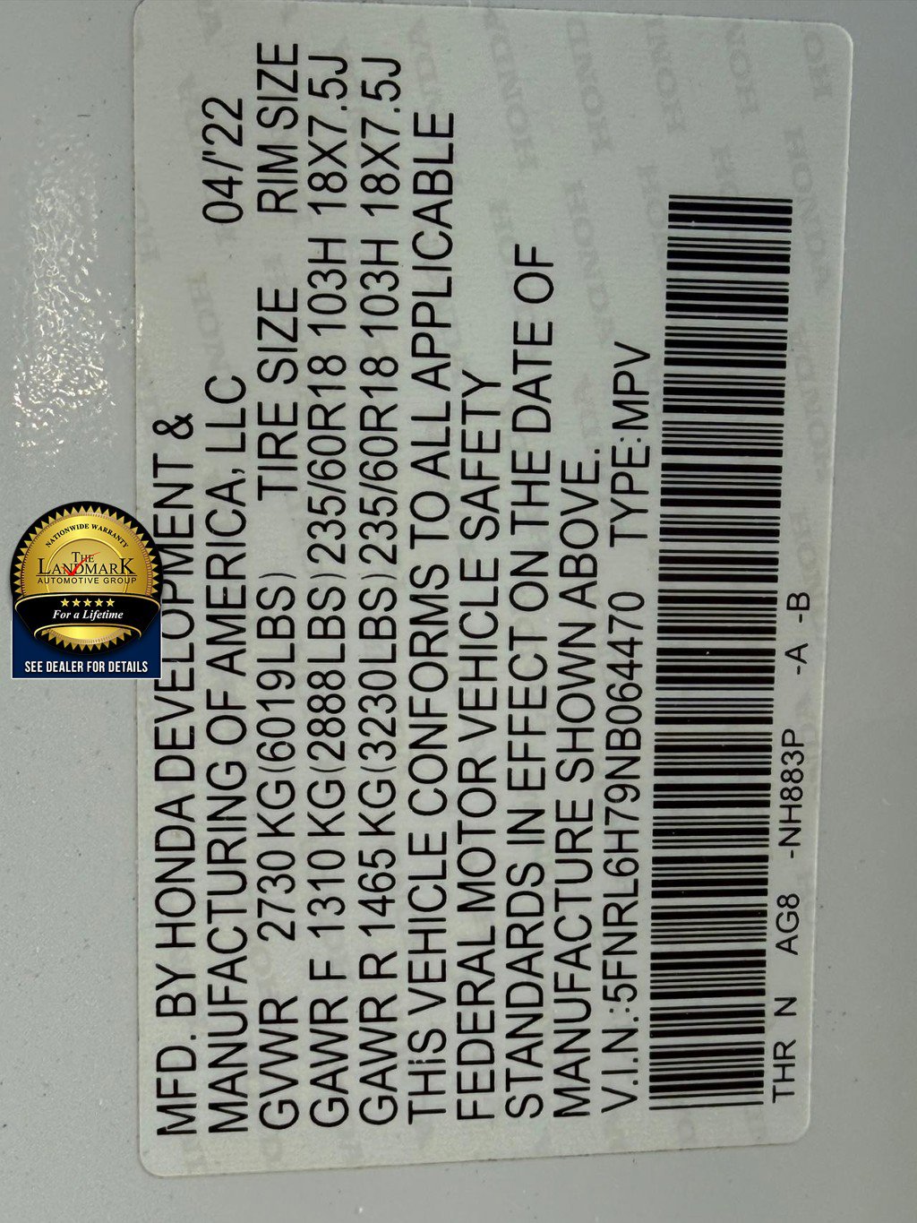 Used 2022 Honda Odyssey EX-L image 22