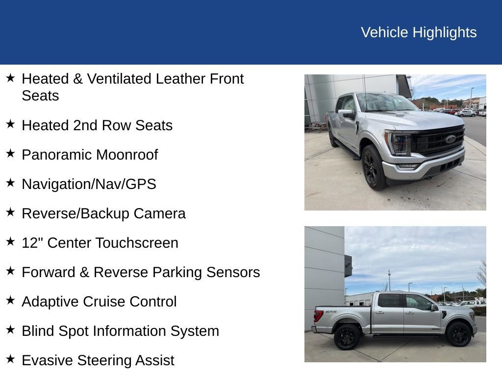 Certified 2023 Ford F150 Lariat w/ Equipment Group 502A High image 27