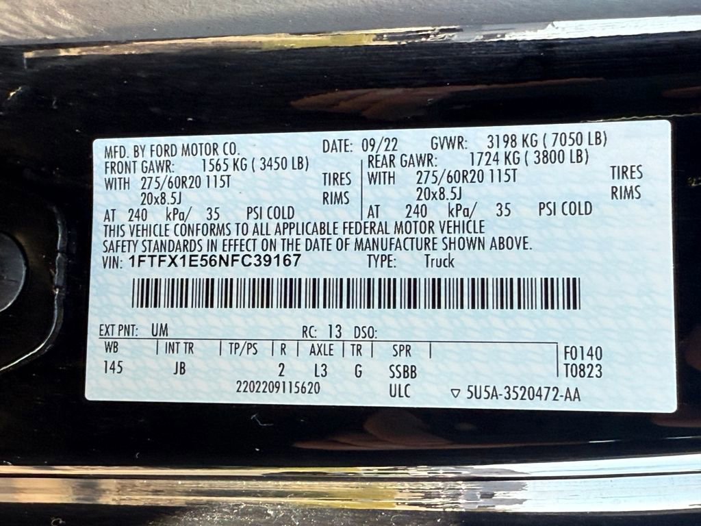 Certified 2022 Ford F150 XL w/ STX Appearance Package image 28